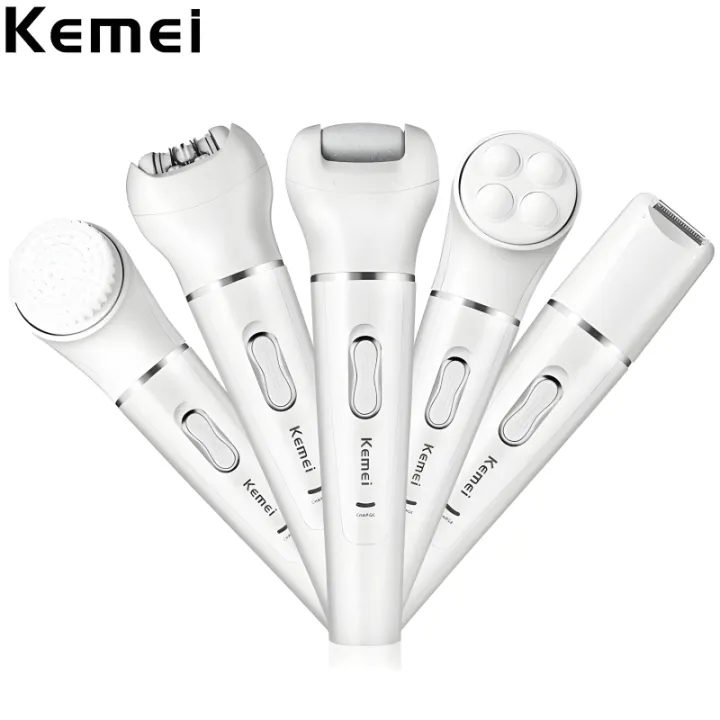 Kemei%20KM-2199%20Multi-Functional%20Rechargeable%20Epilator:%205-In-1%20Beauty%20Tools%20Kit%20For%20Women%20-%20Image%209