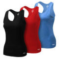 Flush Women's Tank Top Ribbed Yoga Racerback Long Tight Fit Gym Shirt Activewear Clothes Maroon. 