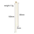 Anime Tokyo Revengers Hanma Shuji Earrings For Women Gold Color Long Chain Tassel Pendant Ear Stud Cosplay Props Jewelry Gift. 