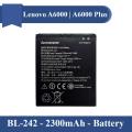Lenovo A6000/A6000 Plus BL-242 Battery For Lenovo A6000 - 2300mAh. 