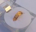 gold plated imported ladies rings barring challa for girls and women stylish ring chala for girl. 