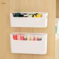 Wall Mounted Drawer Organizer Underwear Storage Organizer Box Accessory Punching Free Socks Storage Boxes Closet Organizer for Closet Drawer. 