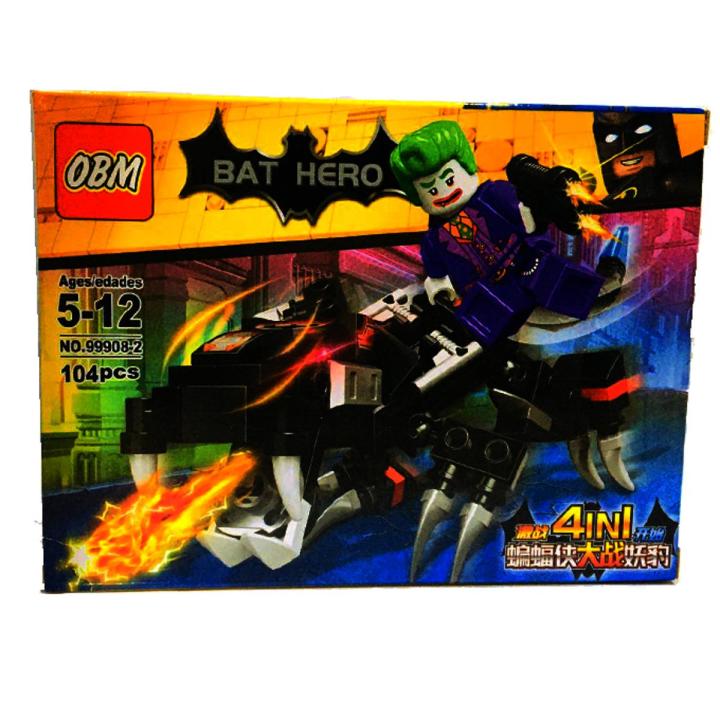 Building Block Bat Batman Bat hero with Joker Building Block 99908-2 | Daraz.pk