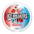 ICE BREAKERS DUO Sugar Free Strawberry Mints 36 Grams (Imported). 
