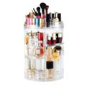 360 Rotating Makeup Organizer, DIY Detachable Spinning Makeup Holder Storage Bag. 