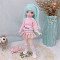 30CM Doll 20 Movable Joints 12 Inch Makeup Dress Up Anime Eyes Dolls for Girls. 