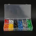 1200pcs/box Pre-insulated Ferrule Crimp Tube Terminal Wire Connector. 
