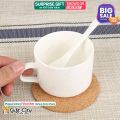 Gift City Presents 1/3/6/12 Pcs Round Plain Cork Tea Coaster Heat Insulation Non-Slip Tableware Kitchen Cup Mat Household Drink Coffee Tea Cup Pad Table Decoration. 