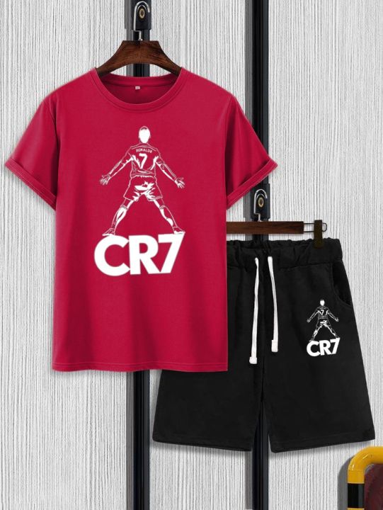 CR%207%20Print%20Half%20Sleeves%20T-shirt%20Short%20Set%20for%20Men%20Round%20Neck%20T%20shirt%20+%20Short%20for%20boys%20-%20Image%203