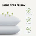 Relaxsit Ball Fibre White cotton Pillow - High-quality Ball Fiber pillows, Super soft and Firm Support cushion Quilted cotton Pillow & Bolsters - Bedding Pillow -  Single - Pack of 2 & 4. 