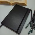 MyKitab - Black Paper Notebook / Black Paper Journal with Black Cardboard Hardcover Notebook Black Pages Sketch|Notebook for Girls and Boys |Diary. 