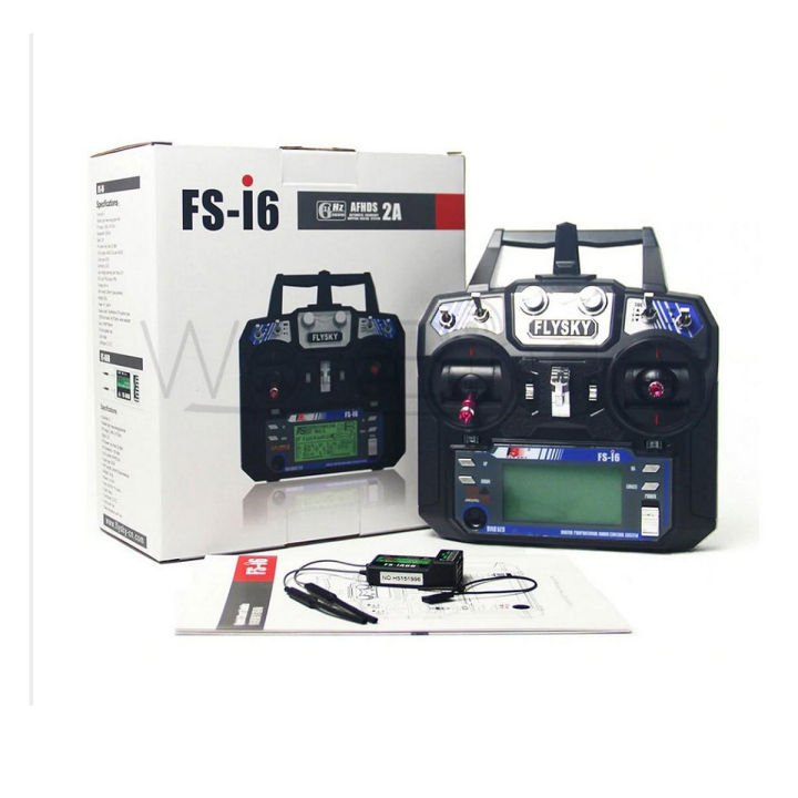 Original FlySky FS-i6 2.4G 6CH RC Transmitter With FS-iA6B Receiver