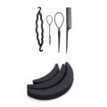Pack of 7 Hair Tool Set 3Pcs/set Hair Pads Hair Volume Increase Puff Hair Bun Maker for women. 