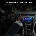 New Universal Car Roof Light Double Headed Starry Projection Voice Control Funtion USB Portable Star Night Light Adjustable LED Interior Ambient Galaxy Atmosphere USB Plug Portable Auto Roof Light Interior Ceiling Projector (2in1 Blue + Red Color Light). 