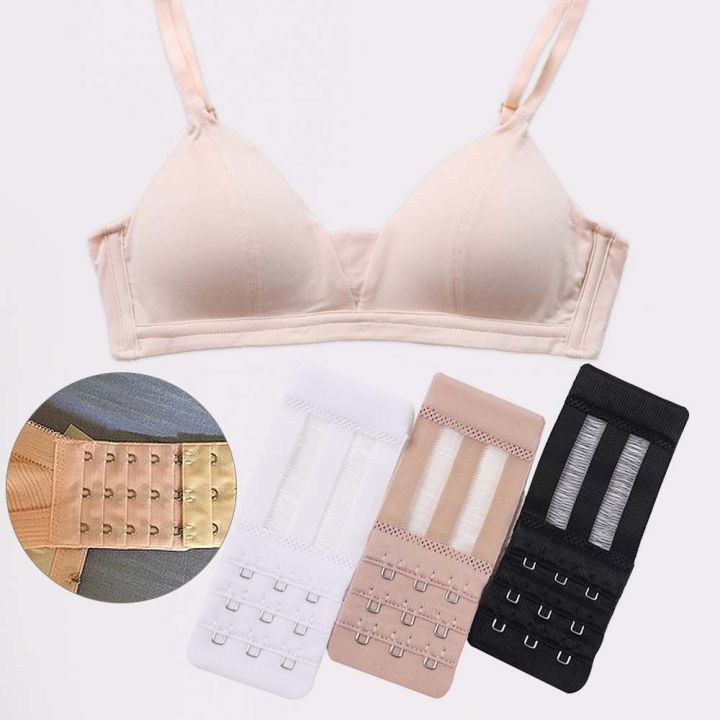 Simple Female Women Lingerie Strap For Bra 3 Hooks 2 Rows With Buckle Bra Extenders Extenders Strap Intimates Accessories Lingerie Strap