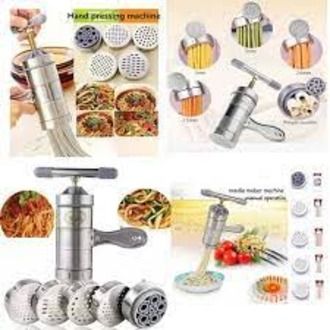 Noodle Juice Maker Pressure Machine With Plastic Handle Nimko Kitchen Accessories Press Nimco Maker Stainless Steel with 3 stainless steel blades