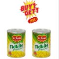 Pineapple Tidbits 100 % Juice Can Uses in Regular Home Perfect for Making Juice Salad and Fruit Cake Fruit Chat 432 Gram. 