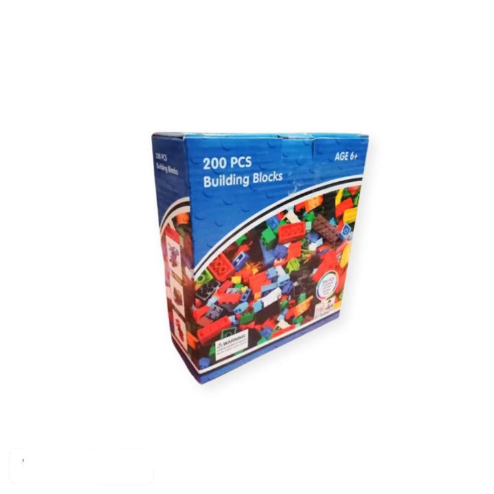 Set Of 200 Pieces Construction Blocks For Kids | Daraz.pk