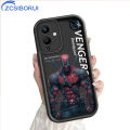ZCSIBORUI for Redmi Note 12 Pro 5G Back Cover Comic Hero Deadpool Wilson Super Cool Pattern Soft Camera Protection Rubber Square Ladder Phone Case. 