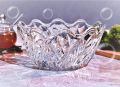 Floral Shap Glass Bowl (Small)/Elegant Floral Shaped Serving Bowl. 