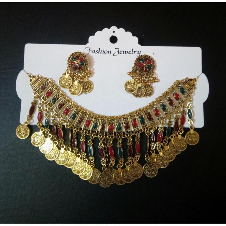 Choker Set Artificial Jewelry for Women Girls