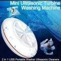 Mini Portable USB Bucket Ultrasonic Motor | Operated Washing Machine. 