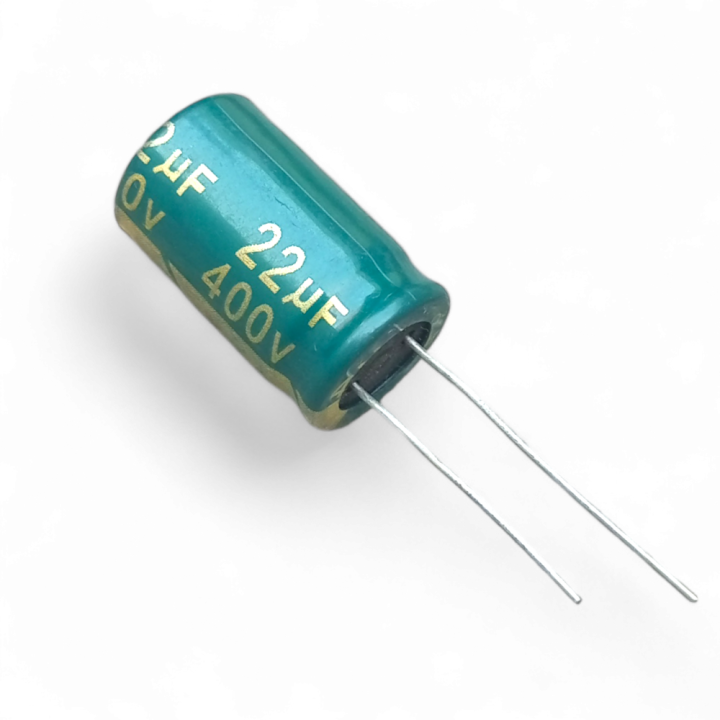 5PCS - 22uf 400V Electrolyte Capacitor 20*13mm