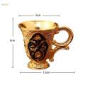 Metal Cup Tumbler Gifts Vintage Glass for Holiday Hotel Home. 