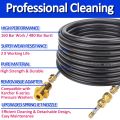 Pipe Cleaning Hose 10m 160Bar for Karcher Pressure Washers - Drain Cleaning Pressure Hose for Clogged Pipes Sewer - for Karcher K2 K3 K4 K5 K6 K7. 