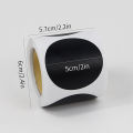 Strong Adhesive Stickers 120pcs/roll Reusable Self-adhesive Label Stickers for Baking Parties No Residue Removable Sticky Labels for Food Decorations Weddings Favor. 