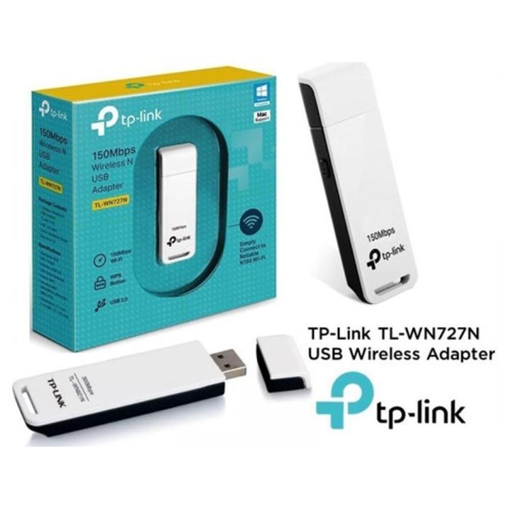 TP-Link TL-WN727N 150Mbps Wireless USB Adapter (Black/White)
