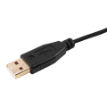 3X USB Cable Mice Line for Razer Deathadder 2013 Approx. 2.1M 5 Wires 5 Pins Black Gold Plated Replacement Gaming Mouse. 