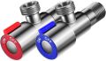 china 2pcs/set Triangle Valve 304 Stainless Steel Angle Valve Hot or Cold Water Valve For Bathroom/Kitchen/Toilet taps. 