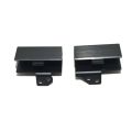 New LCD Hinge Covers   For Dell_Latitude  E5280  5280  L & R Set Part   P/N KF2VJ DP7NK - Silver. 