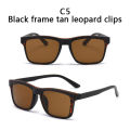 2202A 2 In 1 Polarized Night Vision Optical Magnetic Clip on Sunglasses Frames Clip on Sun Glasses Frame Prescription Eyeglasses. 