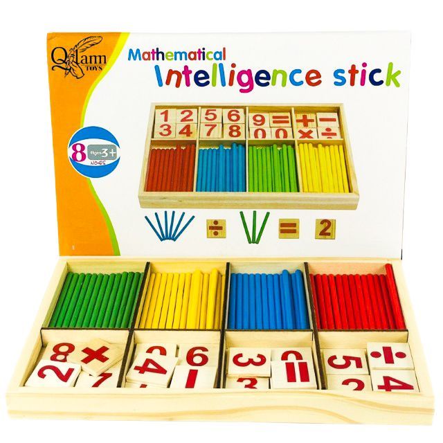 Mathematical Intelligence Stick - Toy - Baby Toys - Learning Toys For Kids - Early Learning Toys For Tddlers - Counting Toys For Kids - Math Toys - Numbers 123 - Mathematics Toys - Maths Toys For Kids - Educational Toys - Activity Toys For Kids
