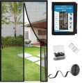 Magnetic Mosquito Net Door | Heavy-Duty Anti-Mosquito Mesh Screen | Hands-Free Insect Barrier for Home Entryways. 