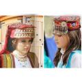 Gilgiti Traditional Cap for Girls with decorations set. 