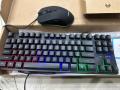 Gaming Keyboard membrane keys rgb modes huiske combo Wired RGB Gaming Keyboard membrane keys rgb modes keyboard & mpouse. 