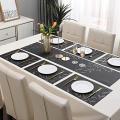 New Arrival Designs Washable 7 Pieces Dining Table Mat & Runner Set (6 Mats & 1 Runner) Multi Design. 