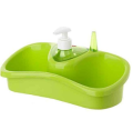 Multipurpose Liquid Soap Dispenser and Sponge Holder for Bathroom & Kitchen. 