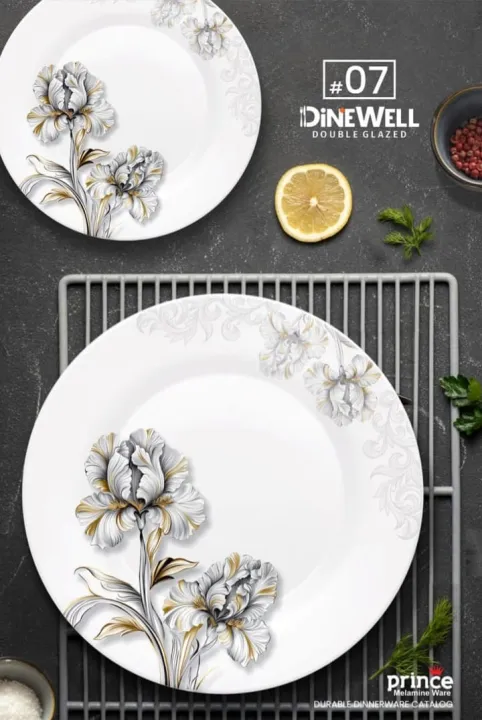 Dine%20Well%2077%20Pcs%20Crystal%20Coated%20Melamine%20Dinner%20Set%20%E2%80%93%20Double%20Glaze%20%7C%20Glass%20Lid%20%7C%20Premium%20Crockery%20for%208%20Person%20%7C%20Luxury%20Gift%20Set%20%7C%20Heat%20Resistant%20%7C%20Dishwasher%20Safe%20%7C%20Wedding%20&%20Home%20Use%20-%20Image%202