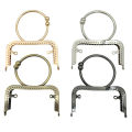 Fayshow 20CM Rectangle Embossing Beads Kiss Metal Purse Frame Clasp Sewing Lock For DIY Purse Bag Fashion Women's Clutch Bags Accessorie. 