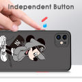 UCUC for OPPO F7 F7 Pro Back Cover Handsome Mouse Frosted Transparent Hard Phone Case Thin Shockproof Full Cover Camera Protect Case. 