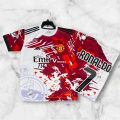 Real Madrid X Man Utd Kit Ronaldo #7 Football Shirt For Men Premium Quality DrI_FIT_ADV 100% Polyester. 