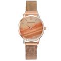 Luxury Fashion Magnetic Women Watches Rose Gold Stainless Steel Mesh Strap Ladies Quartz Wristwatches Minimalist Female Clock. 