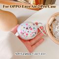 Original For OPPO Enco Air 2 Pro Transparent cartoons Silicone Earphone Case Cover. 