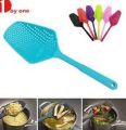 New Strainer Plastic Spoon Slotted Drain Water - Multicolor. 