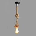 Rope Hanging Lamp -Ceiling Light For Cafes. 