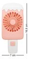 Cute Ice Popsicle Mini Hand Fan 2 Speeds Rechargeable. 